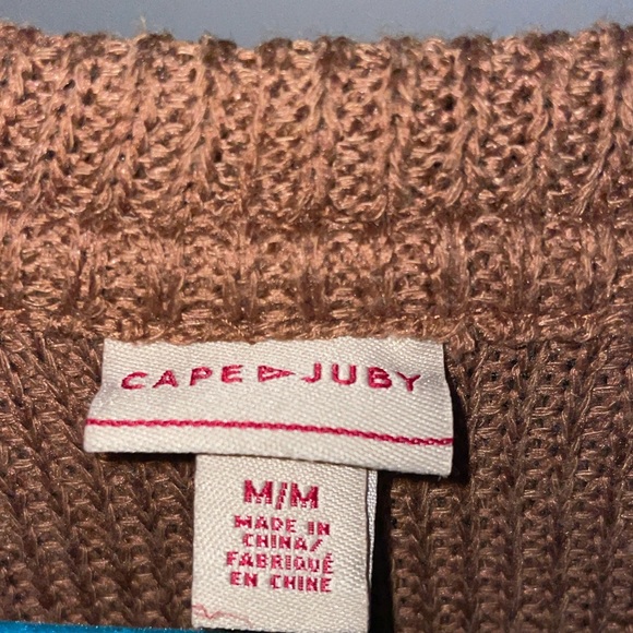 Cape Juby Carmel Brown Women's Sweater - Picture 3 of 3